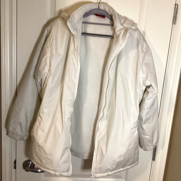 Speed Canada Women's Winter Jacket Ski Snow Warm Coat White Size L - Picture 4 of 10